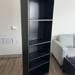 Nearly New Black Bookshelf