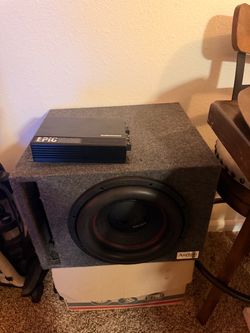 amp & 12in sub set
