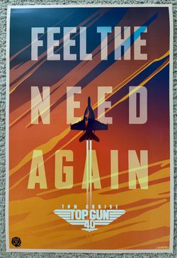 Top Gun 40th Anniversary Movie Poster