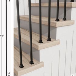 1/2” Square Metal Baluster for Stairs 44”