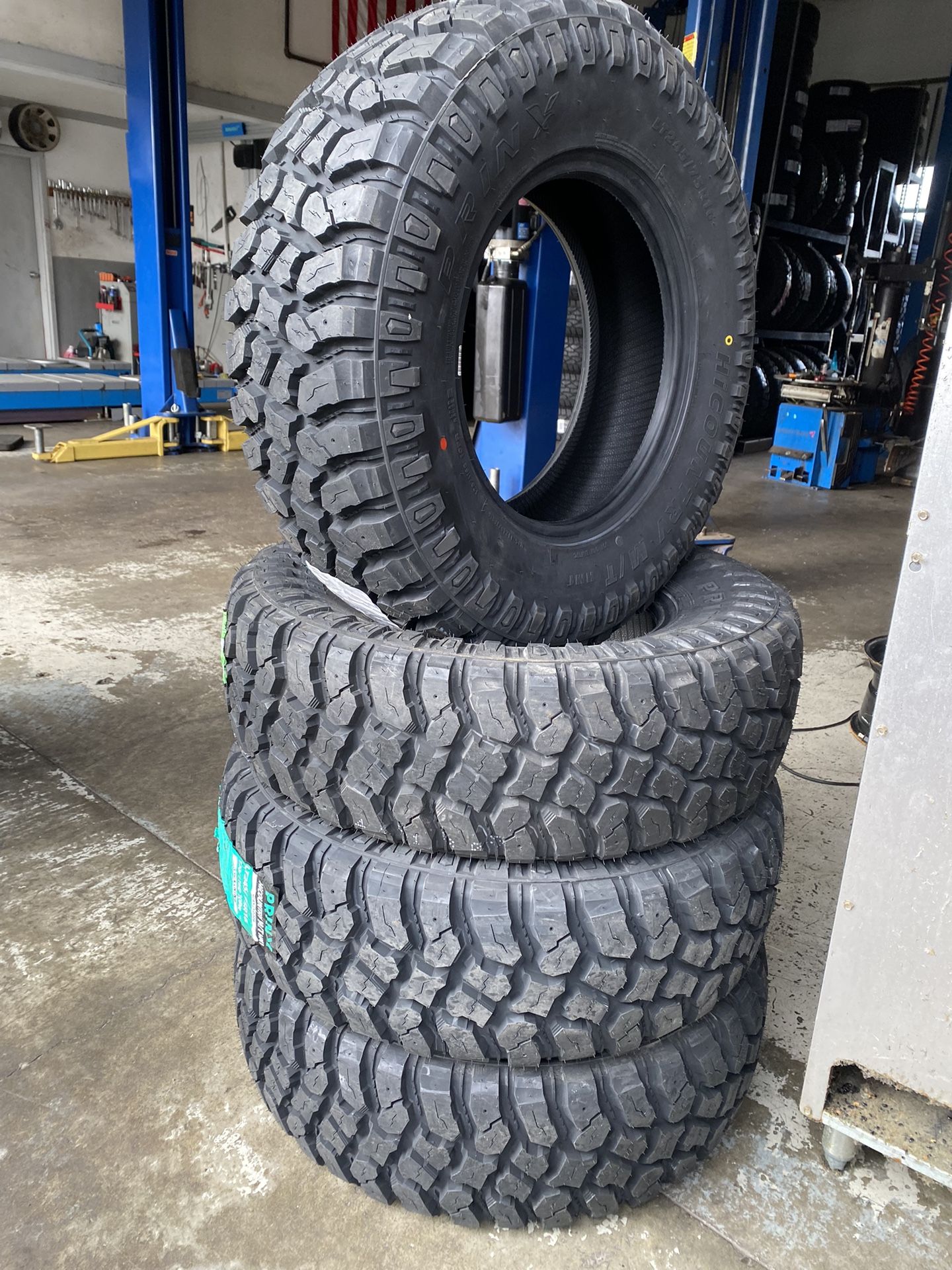 4 New Tires LT 245/75/16 Mud Terrain