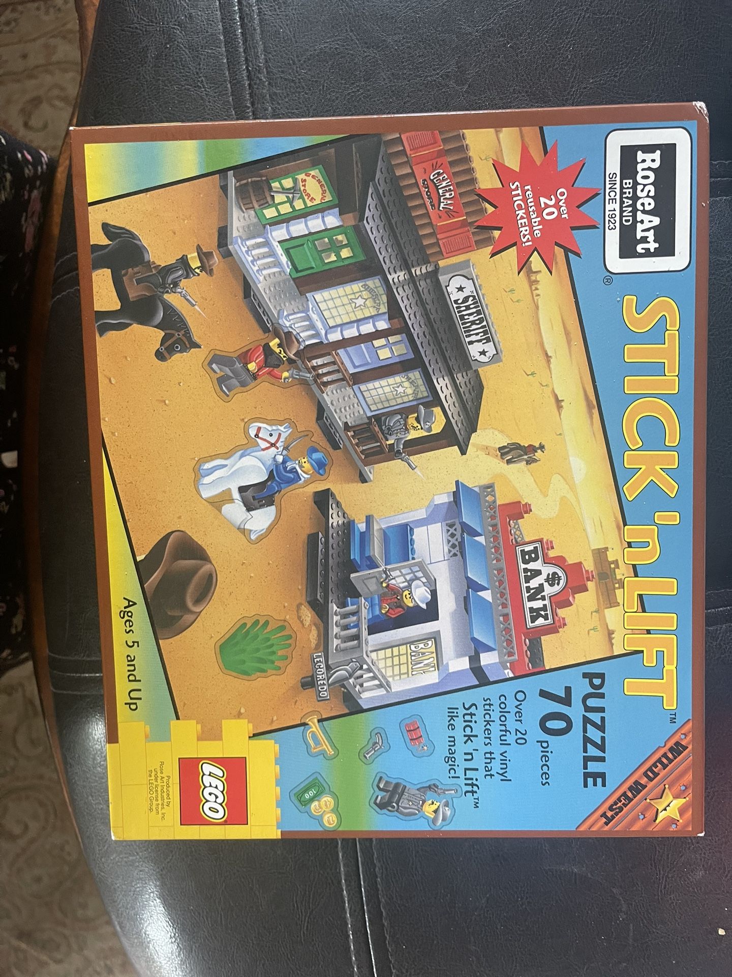 Lego Rose Art Stick ‘n Lift Wild West Puzzle