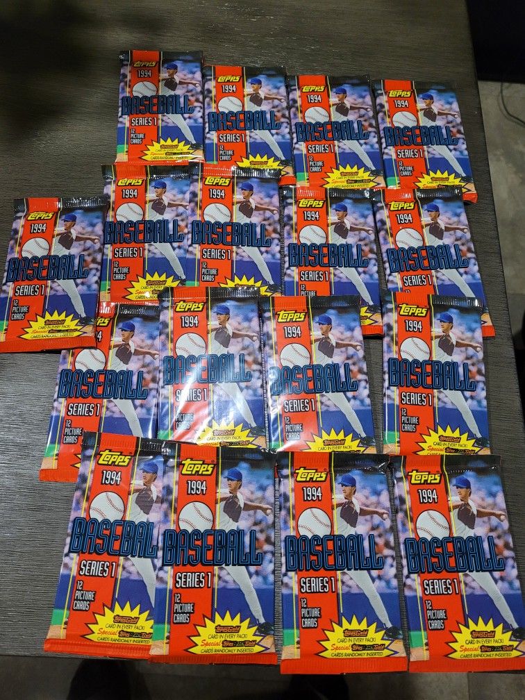 1994 Topps Baseball cards Seal Packages.