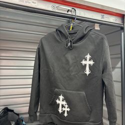 All Black Chrome Cross Jacket 