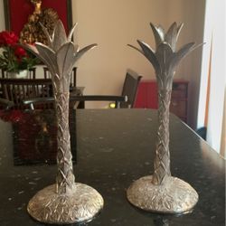 Authentic Silver ANTIQUE CANDLE HOLDERS
