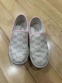 Michael Kors MK Logo Slip-On Sneakers Size 12 Kids