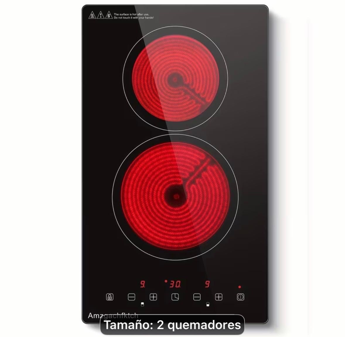 Sensor Touch Control - 2 Burner Electric Cooktop