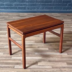 Mid-Century Modern Floating Top Side Table by Gunlocke Chair Co. Inc., c.1960's - Delivery Available 