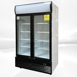 NSF 48 inches two glass door refrigerator LG1000