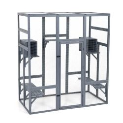 Walk-In Wooden Cat Enclosure