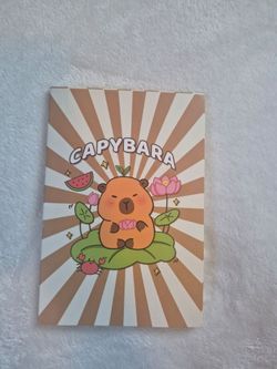 Capybara-themed notebook