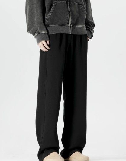 2025 Autumn/Winter Men's Curved Knife Pants, Loose-Fitting Casual Pants, Jogger Pants, Men's and Women's Same Style Trendy Pants
