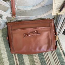 Genuine Leather Crossbody Bag Never Used 