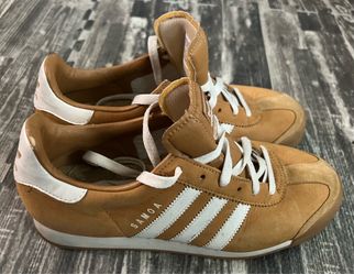 Adidas Samoas Camel Suede Sneakers Shoes Ladies Size 8 1/2 Vintage