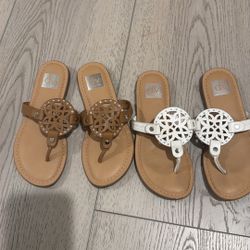 Kids' DV Dolce Vita Sandal White & Tan