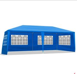 10x20 outdoor party tent NOT POP UP Canopy SEE PICS FOR MORE DETAILS $120 FIRM FIRM SIDE WALLS INCLUDED