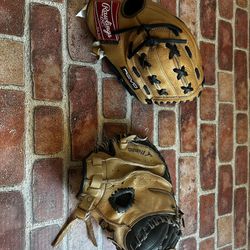 Rawlings Sc350 Glove & Mizuno “Prospect” Catchers Mitt