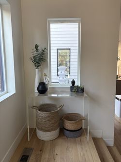 CB2 Peekaboo 38” Acrylic Console Table