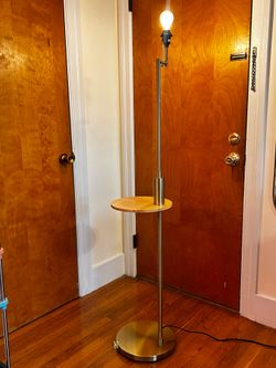 Heavy Duty Side Table Floor Lamp with USB port