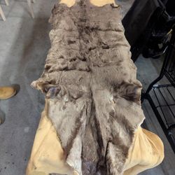 Suede Material And Otter Pelt Renaissance Items
