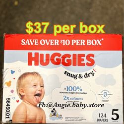 Huggies snug and dry size 5