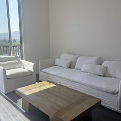 3 Pieces Bundle To Go! Couch, Side Couch And Coffee Table