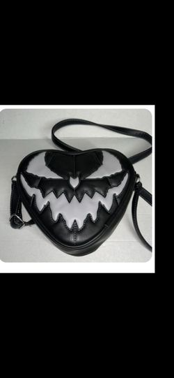 Love, Pain And Stitches Black & Grey  Crossbody Jandbag