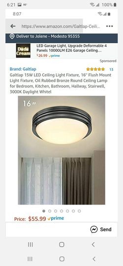 Ceiling flush mount light fixture