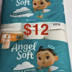 Angel Soft Toilet Paper Set