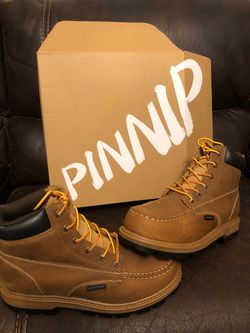 MENS STEEL TOE WORK  BOOTS NEW IN BOX