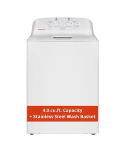 Hotpoint
4.0 cu.ft. Top Load Washer in White with Cold Plus and Water Level Control