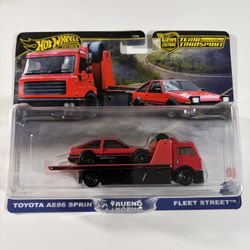 Hot Wheels Toyota AE86 Sprinter Trueno Team Transport