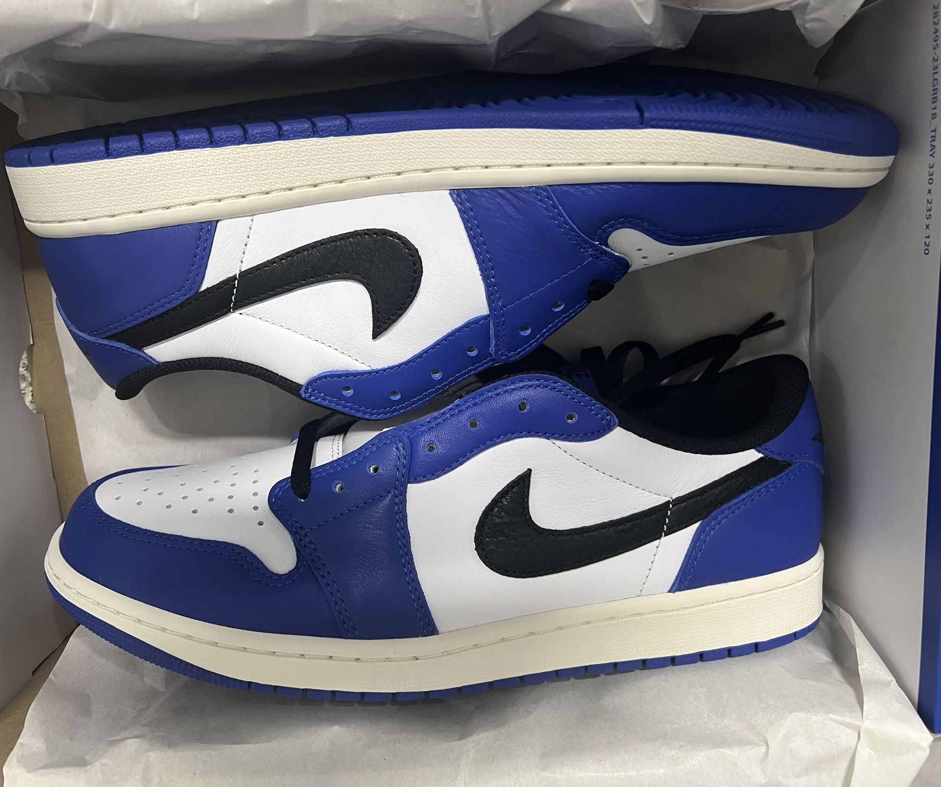 NEW 2024 AIR JORDAN 1 RETRO LOW GS “Game Royal” Sz6.5y
