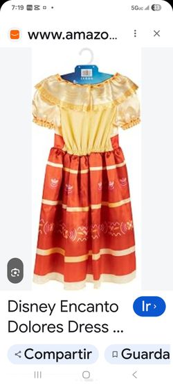 Disney Encanto Dolores Costume Dress