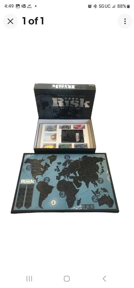 Risk Onyx Edition Board Game