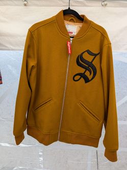 Supreme Old English Zip Varsity Jacket F/W 2016