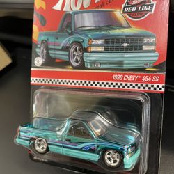 Hot Wheels RLC 1990 Chevy Silverado 454 SS Red Line Club