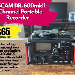 TASCAM DR-60DmkII 4-Channel Portable Recorder