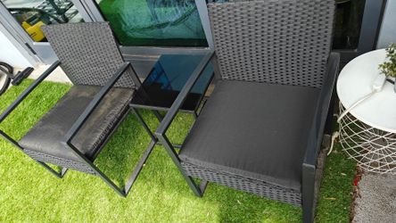 Patio set outdoor chair and table