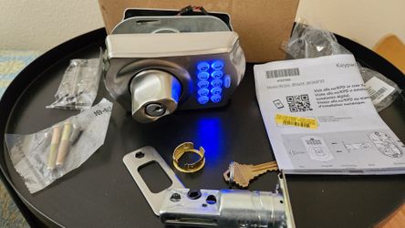 Schlage Chrome Keypad Electronic Deadbolt Lock Schlag Shlag 