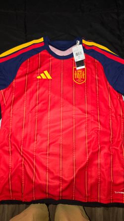 Authentic Spain home FIFA world cup jersey 2026(Size xl)