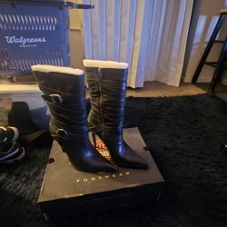 Harley  Davidson  black boots size 8
