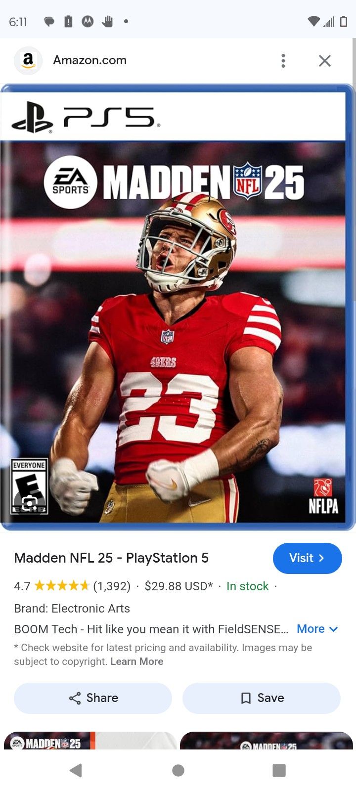 ** UNDISPUTED. AND MADDEN 25