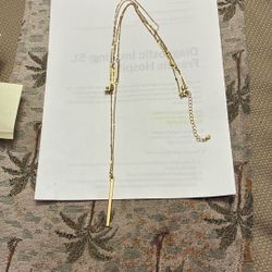 Long Gold Necklace