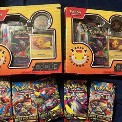 Mega Evolution pokemon day 2026 celebration box and single booster packs 
