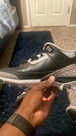 Jordan 3 Mid Football Clear