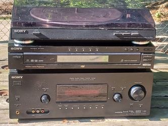 SONY STR-DG720 7.1 HDMI RECEIVER,  SACD/CD/DVD CHANGER , TURNTABLE,  7.1 SONY DAYTON SPEAKERS SYSTEM WITH REMOTES $1200 FINAL PRICE