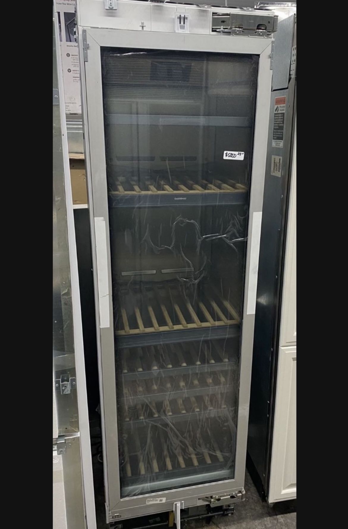 Gaggenau Panel Ready Built In 24” Wine Cooler New