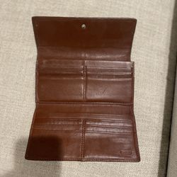 Coach wallet brown