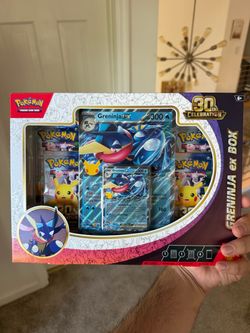 Pokémon TCG Greninja ex Box 30th Celebration